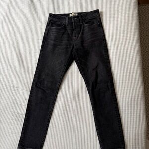 Madewell Black Athletic slim jeans 29x30